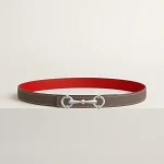 Lady Rider belt buckle & Reversible leather strap 24 mm - Image 2